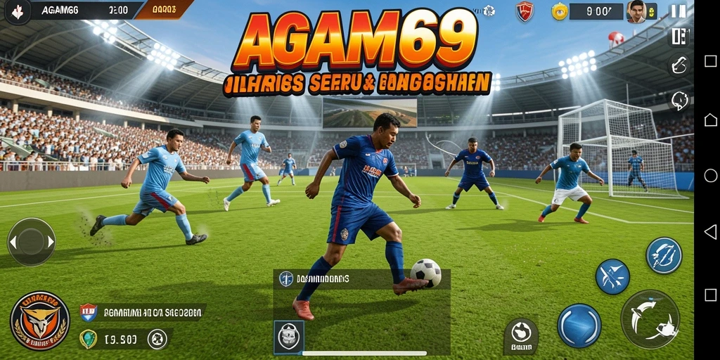 Gameplay AGAM69 yang menarik dan penuh aksi olahraga.