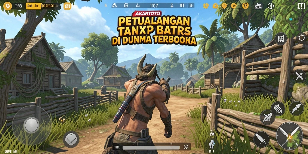 Gameplay AKARTOTO yang memukau dalam dunia terbuka.