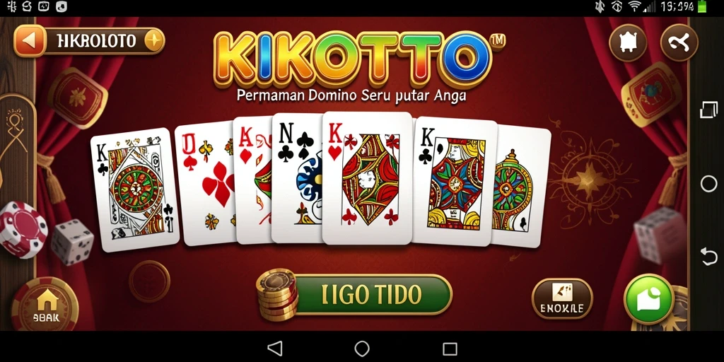 Tampilan gameplay menegangkan dalam KIKOTOTO yang seru.