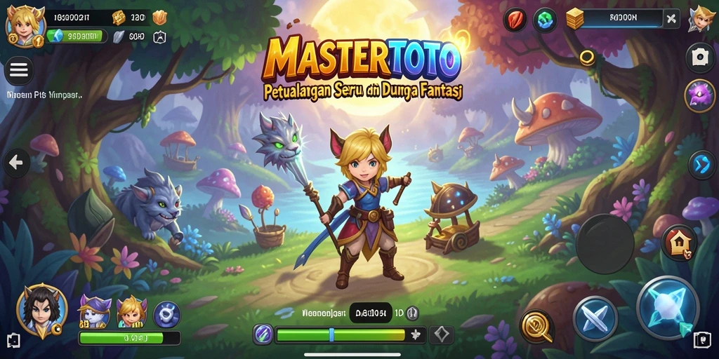 Gameplay seru di dunia fantasi MASTERTOTO.