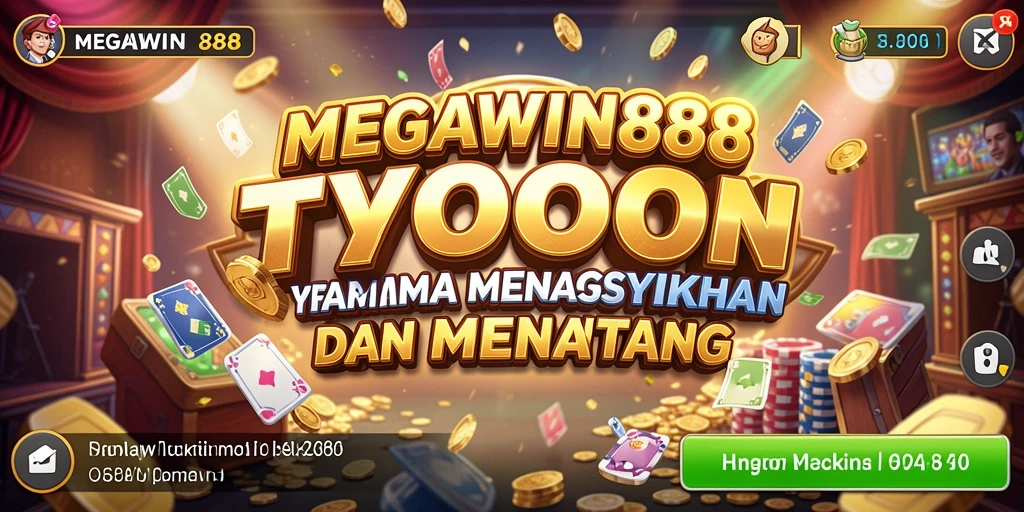 Tangkapan layar gameplay MEGAWIN888 yang menunjukkan pengelolaan bisnis tycoon.